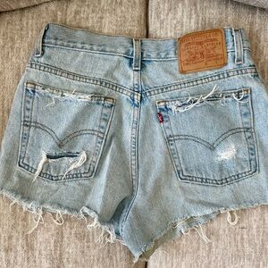 Remade Levi’s Denim Shorts
